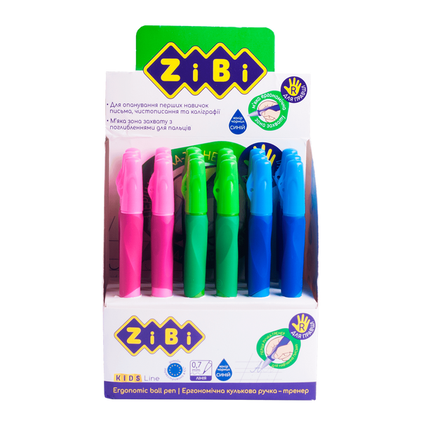 Ручка шариковая для правши KIDS Line ZB.2000-01 фото