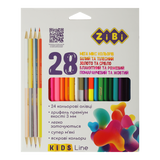 Карандаши цветные KIDS Line 28 цветов ZB.2442 фото